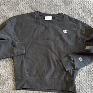 Champion women’s vintage reverse weave size extra small Dark Gray Crewneck